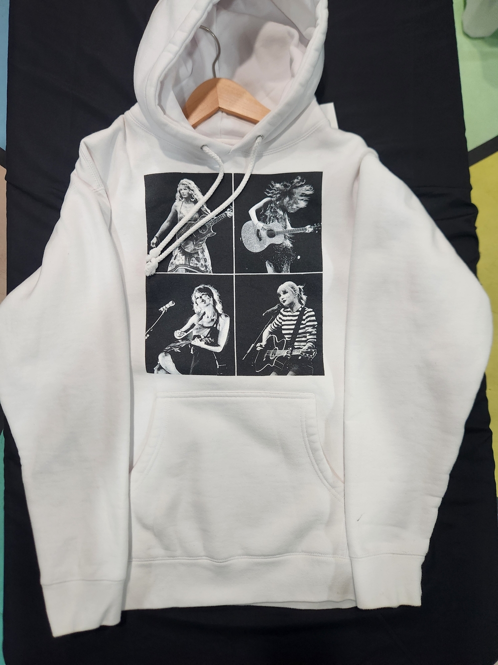 Taylor Swift "The Eras Tour 2023" White Graphic Hoodie